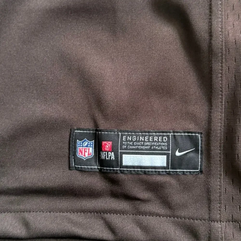 Nike Cleveland Browns Nick Chubb #24 Jersey Large NWT Game Brown Orange NFL
